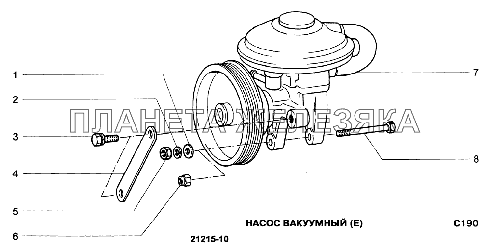 Насос вакуумный (Е) ВАЗ-21213-214i